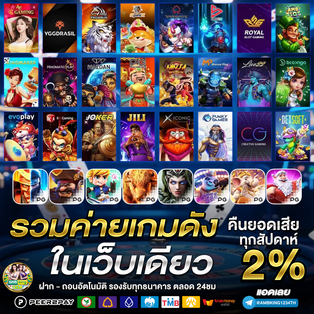 สล็อตใหม่มาแรง - แบนเนอร์โปรโมชั่น